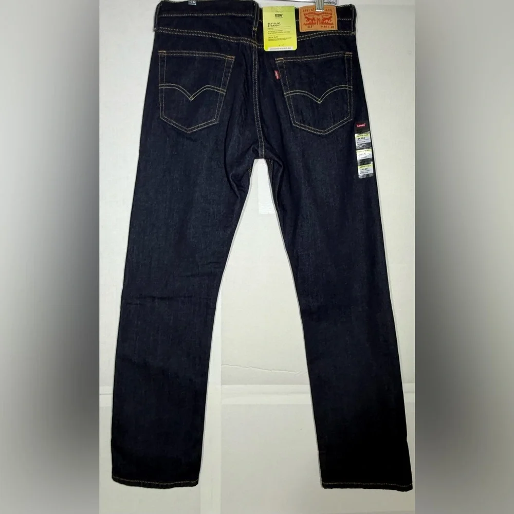 NWT Levi's Flex 513 Slim Fit Straight Leg Stretch Jeans Men's Size W34xL32 - Picture 7 of 13